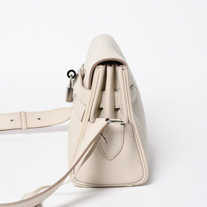 Like new HERMES Shoulder bag Kelly Messenger PM bag Evercolor Beton Silver hardware K stamp Used 4a009077