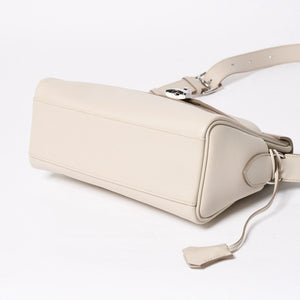 Like new HERMES Shoulder bag Kelly Messenger PM bag Evercolor Beton Silver hardware K stamp Used 4a009077