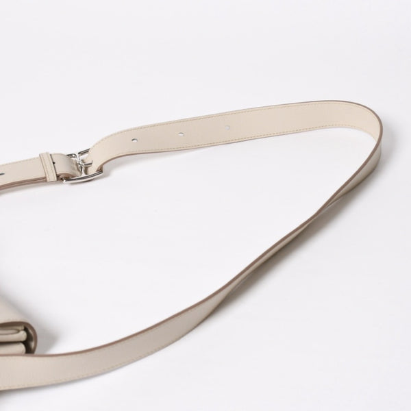 Like new HERMES Shoulder bag Kelly Messenger PM bag Evercolor Beton Silver hardware K stamp Used 4a009077