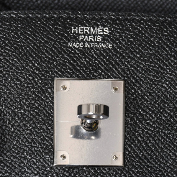 新品同様 HERMES エルメス BIRKIN 30 バーキン30 ハンドバッグ ブラックヴォーエプソン SV金具 A刻印 中古 4a009075