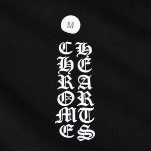 新品未使用 CHROME HEARTS クロムハーツ ジップアップ フーディー サイズM オールドイングリッシュ ダガー ブラック 新型 中古 4a009098