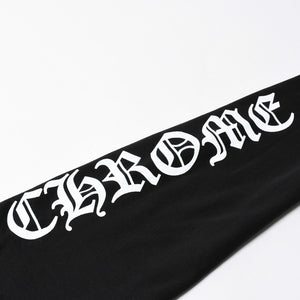 新品未使用 CHROME HEARTS クロムハーツ ジップアップ フーディー サイズM オールドイングリッシュ ダガー ブラック 新型 中古 4a009098
