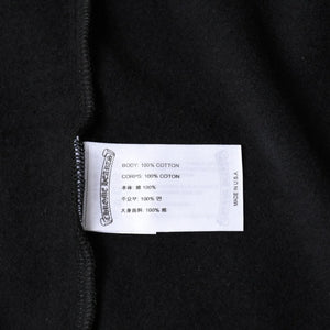 新品未使用 CHROME HEARTS クロムハーツ ジップアップ フーディー サイズM オールドイングリッシュ ダガー ブラック 新型 中古 4a009098