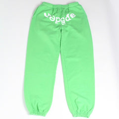 Sp5der スパイダー スウェットパンツ サイズS パフプリント ライトグリーン YSL YOUNG THUG ヤングサグ 美品 中古 4a008355