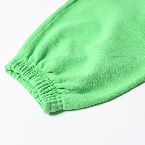 Sp5der スパイダー スウェットパンツ サイズS パフプリント ライトグリーン YSL YOUNG THUG ヤングサグ 美品 中古 4a008355