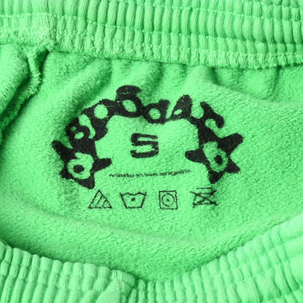 Sp5der スパイダー スウェットパンツ サイズS パフプリント ライトグリーン YSL YOUNG THUG ヤングサグ 美品 中古 4a008355