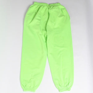 BALENCIAGA バレンシアガ LIMITED EDITION リミテッドエディション Acid Arab スウェットパンツ ボトムス パンツ ネオングリーン ブラック サイズS 美品 中古 4a008406