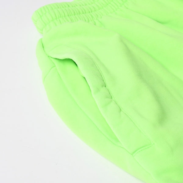 BALENCIAGA バレンシアガ LIMITED EDITION リミテッドエディション Acid Arab スウェットパンツ ボトムス パンツ ネオングリーン ブラック サイズS 美品 中古 4a008406