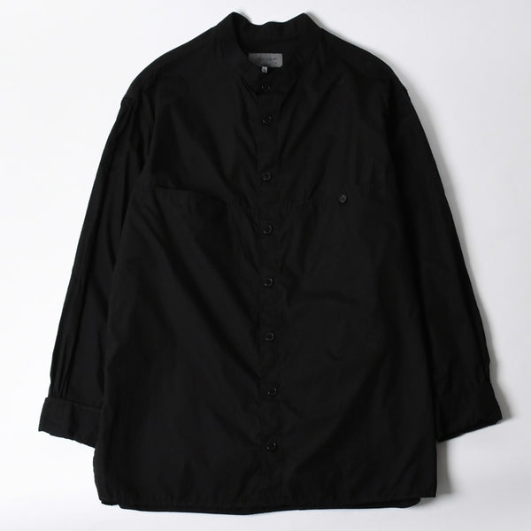 新品同様品 Yohji Yamamoto ヨウジヤマモト シャツ 長袖シャツ ブラック HZ-B04-001 サイズ3 日本製 中古 4a008746