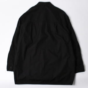 新品同様品 Yohji Yamamoto ヨウジヤマモト シャツ 長袖シャツ ブラック HZ-B04-001 サイズ3 日本製 中古 4a008746