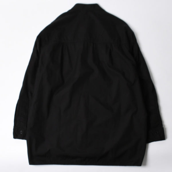 新品同様品 Yohji Yamamoto ヨウジヤマモト シャツ 長袖シャツ ブラック HZ-B04-001 サイズ3 日本製 中古 4a008746