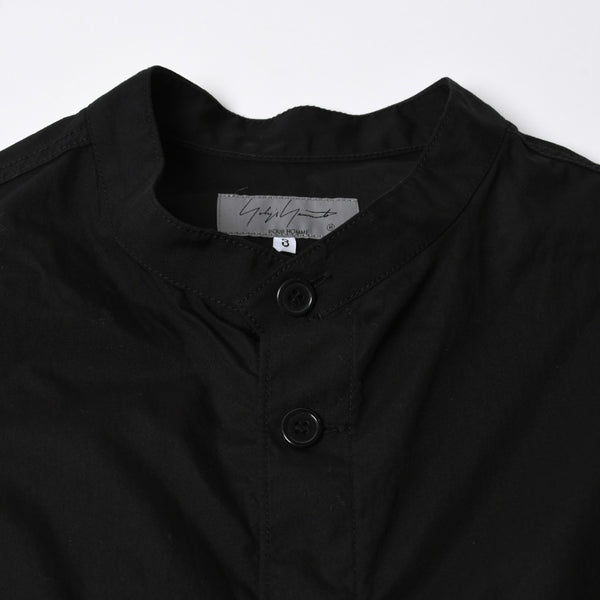 新品同様品 Yohji Yamamoto ヨウジヤマモト シャツ 長袖シャツ ブラック HZ-B04-001 サイズ3 日本製 中古 4a008746