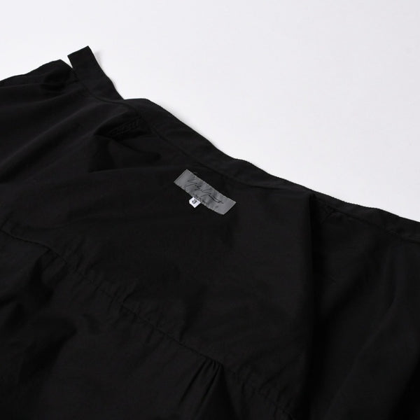 新品同様品 Yohji Yamamoto ヨウジヤマモト シャツ 長袖シャツ ブラック HZ-B04-001 サイズ3 日本製 中古 4a008746