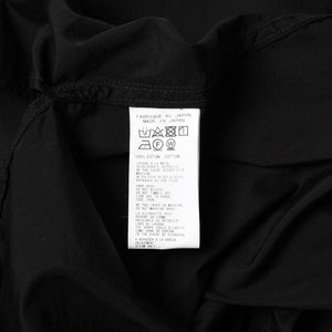 新品同様品 Yohji Yamamoto ヨウジヤマモト シャツ 長袖シャツ ブラック HZ-B04-001 サイズ3 日本製 中古 4a008746