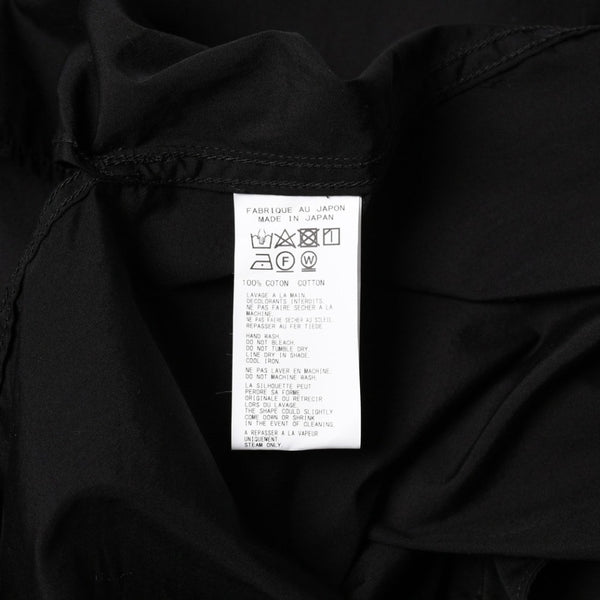 新品同様品 Yohji Yamamoto ヨウジヤマモト シャツ 長袖シャツ ブラック HZ-B04-001 サイズ3 日本製 中古 4a008746