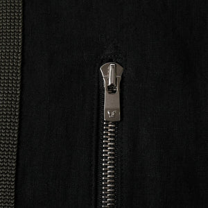 新品同様 NEEDLES ニードルズ TRACK OPEN COLLAR SHIRT-COTTON LINEN SX1595 Lサイズ ブラック ヌビアン20周年別注 中古 4a008740
