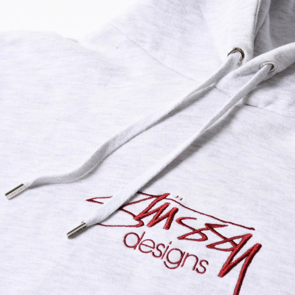Stussy Women's Hoodie Hoodie Gray Red Burgundy Cropped Good Condition Used 4a008419