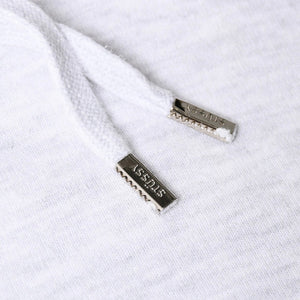 Stussy ステューシー レディース Hoodie フーディー パーカー グレー レッド バーガンディ クロップド 美品 中古 4a008419