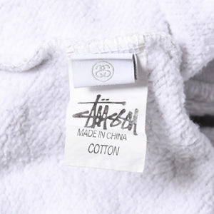 Stussy ステューシー レディース Hoodie フーディー パーカー グレー レッド バーガンディ クロップド 美品 中古 4a008419