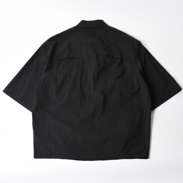 Like new Y-3 Weissly Military Shirt Short Sleeve Shirt Outer Flap Pocket Black Size M Used 4a008743