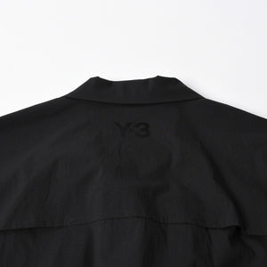 Like new Y-3 Weissly Military Shirt Short Sleeve Shirt Outer Flap Pocket Black Size M Used 4a008743