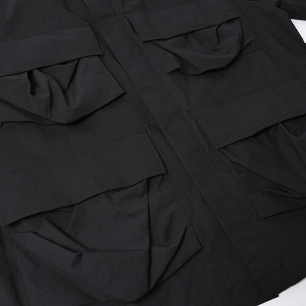 Like new Y-3 Weissly Military Shirt Short Sleeve Shirt Outer Flap Pocket Black Size M Used 4a008743