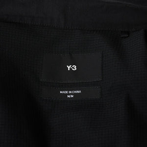 Like new Y-3 Weissly Military Shirt Short Sleeve Shirt Outer Flap Pocket Black Size M Used 4a008743