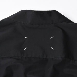 Like new Maison Margiela Shirt Black V-neck S67DT0031 Size 46 Used 4a008745