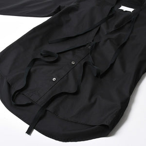 Like new Maison Margiela Shirt Black V-neck S67DT0031 Size 46 Used 4a008745