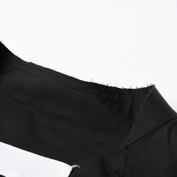 Like new Maison Margiela Shirt Black V-neck S67DT0031 Size 46 Used 4a008745
