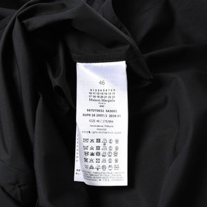 Like new Maison Margiela Shirt Black V-neck S67DT0031 Size 46 Used 4a008745