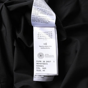 Like new Maison Margiela Shirt Black V-neck S67DT0031 Size 46 Used 4a008745