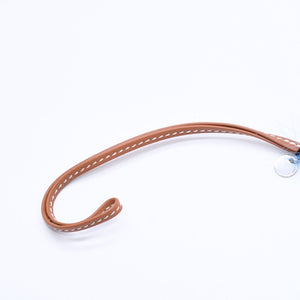 Like new HERMES Feather bag charm with serie button "Griguri Mouche Plume" Blue Feather X Swift Used 4a008894