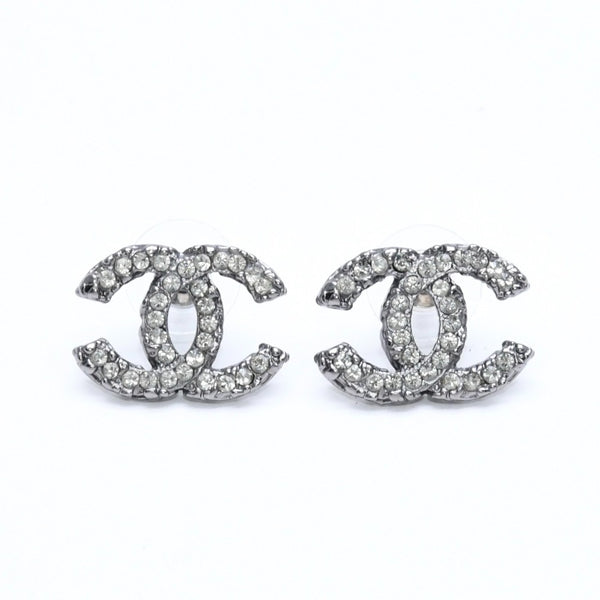 CHANEL Cocomark drop earrings Weight approx. 9.61g 05C engraved GP metal stone for both ears Good condition Used 4a007078