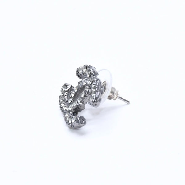 CHANEL Cocomark drop earrings Weight approx. 9.61g 05C engraved GP metal stone for both ears Good condition Used 4a007078