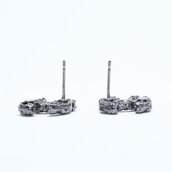 CHANEL Cocomark drop earrings Weight approx. 9.61g 05C engraved GP metal stone for both ears Good condition Used 4a007078