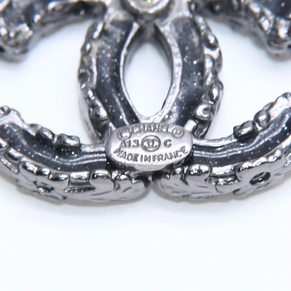 CHANEL Cocomark drop earrings Weight approx. 9.61g 05C engraved GP metal stone for both ears Good condition Used 4a007078