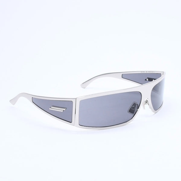 Very Good Condition BOTTEGAVENETA Bottega Veneta Sunglasses Eyewear BV1275S Size 69□14 130 Silver Black Used 4a009060