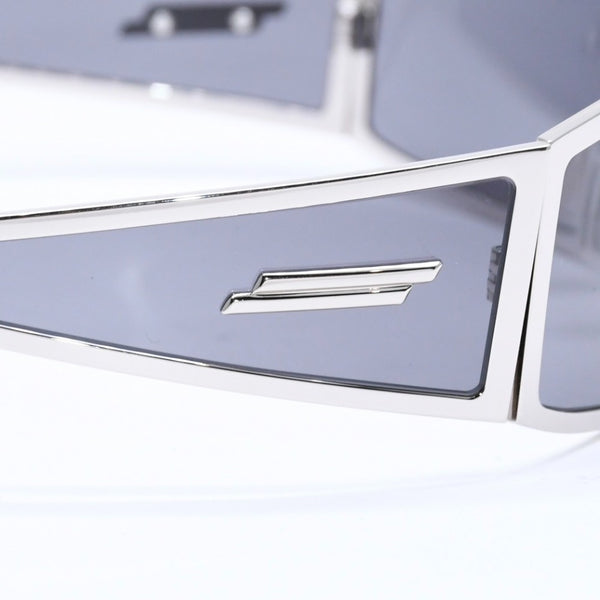 Very Good Condition BOTTEGAVENETA Bottega Veneta Sunglasses Eyewear BV1275S Size 69□14 130 Silver Black Used 4a009060