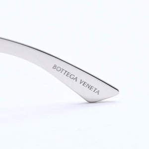 Very Good Condition BOTTEGAVENETA Bottega Veneta Sunglasses Eyewear BV1275S Size 69□14 130 Silver Black Used 4a009060