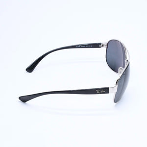 極美品 RAYBAN レイバン ティアドロップ サングラス ダブルブリッジ RB 3386 アセテート メタル シルバー金具 サイズ67◻︎13 中古 4a008623