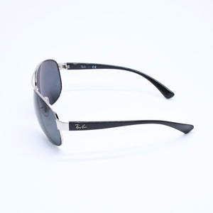 極美品 RAYBAN レイバン ティアドロップ サングラス ダブルブリッジ RB 3386 アセテート メタル シルバー金具 サイズ67◻︎13 中古 4a008623
