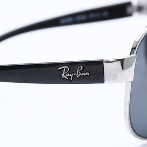 極美品 RAYBAN レイバン ティアドロップ サングラス ダブルブリッジ RB 3386 アセテート メタル シルバー金具 サイズ67◻︎13 中古 4a008623