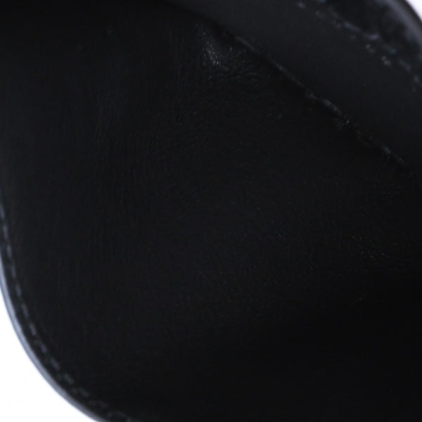 極美品 BALENCIAGA バレンシアガ ル シティ レザー カードケース ブラック マットブラック金具 853753 中古 4a007913