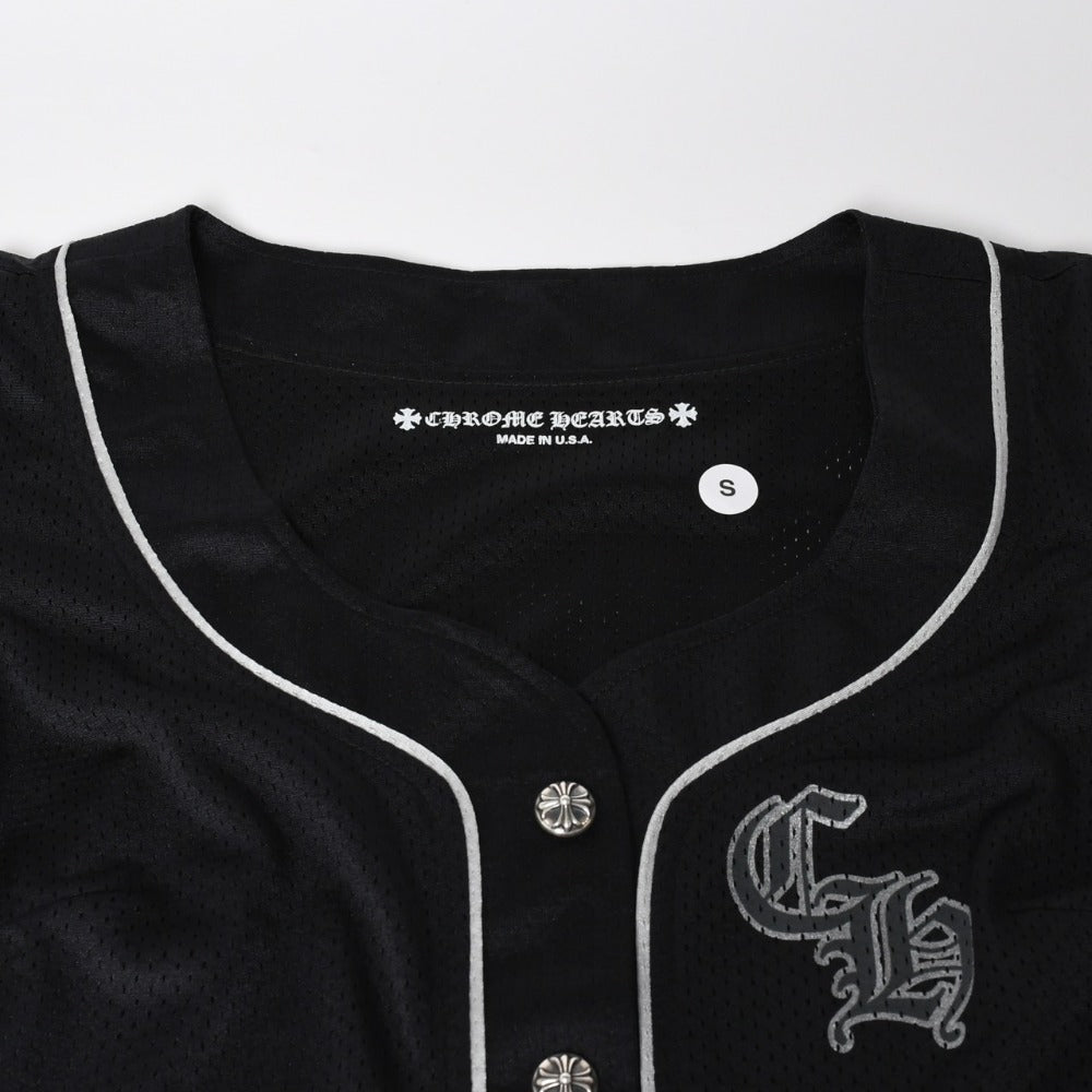 New and unused CHROME HEARTS DRESS BASEBALL Baseball Dress Dress Size S Cross Ball Black Used 4a009016