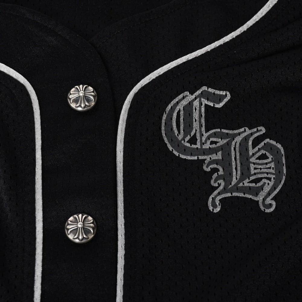 New and unused CHROME HEARTS DRESS BASEBALL Baseball Dress Dress Size S Cross Ball Black Used 4a009016