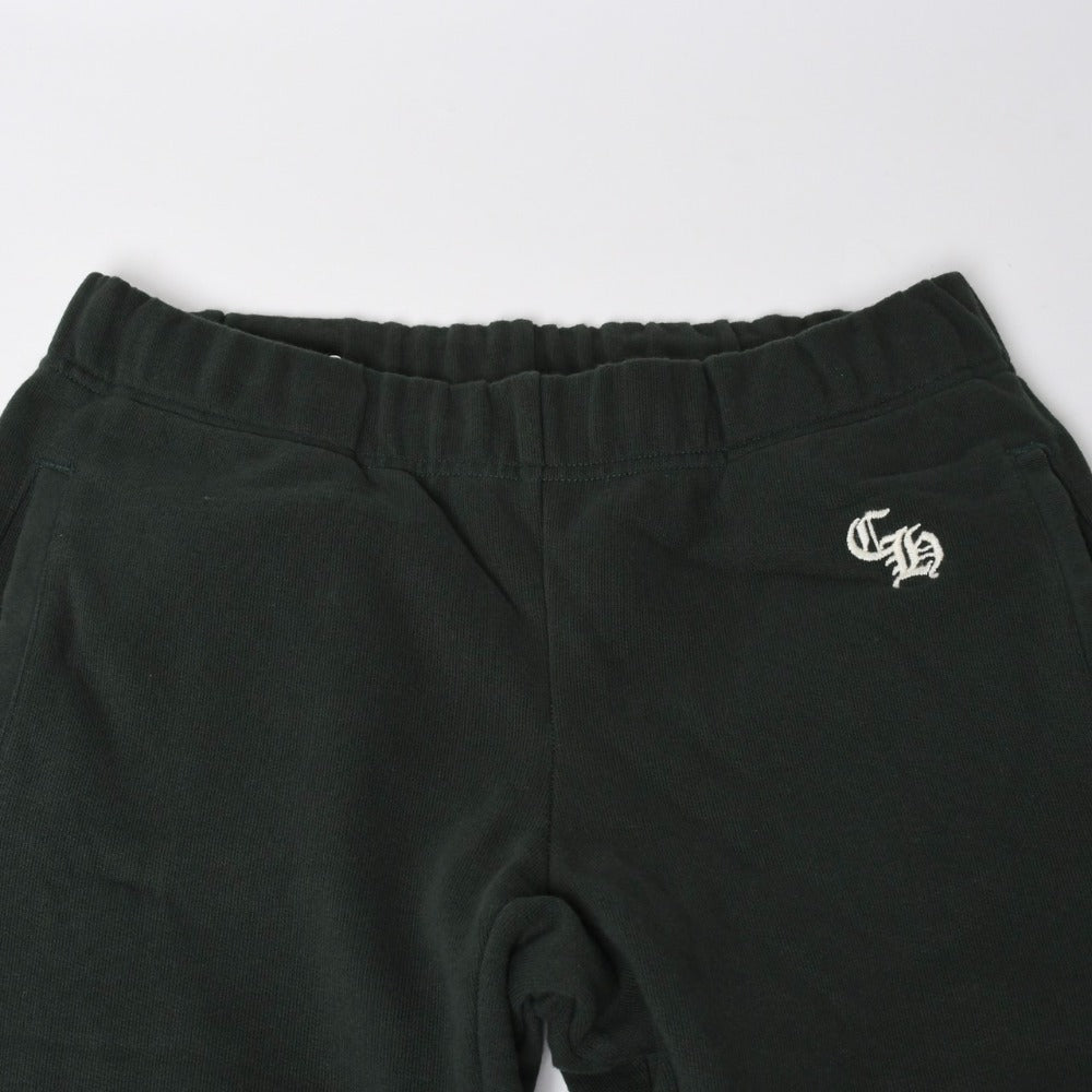 Very Good Condition CHROME HEARTS Y NOT SLO RIDE Sweatpants Old English Embroidery Scroll Label Size S Green Used 4a009024