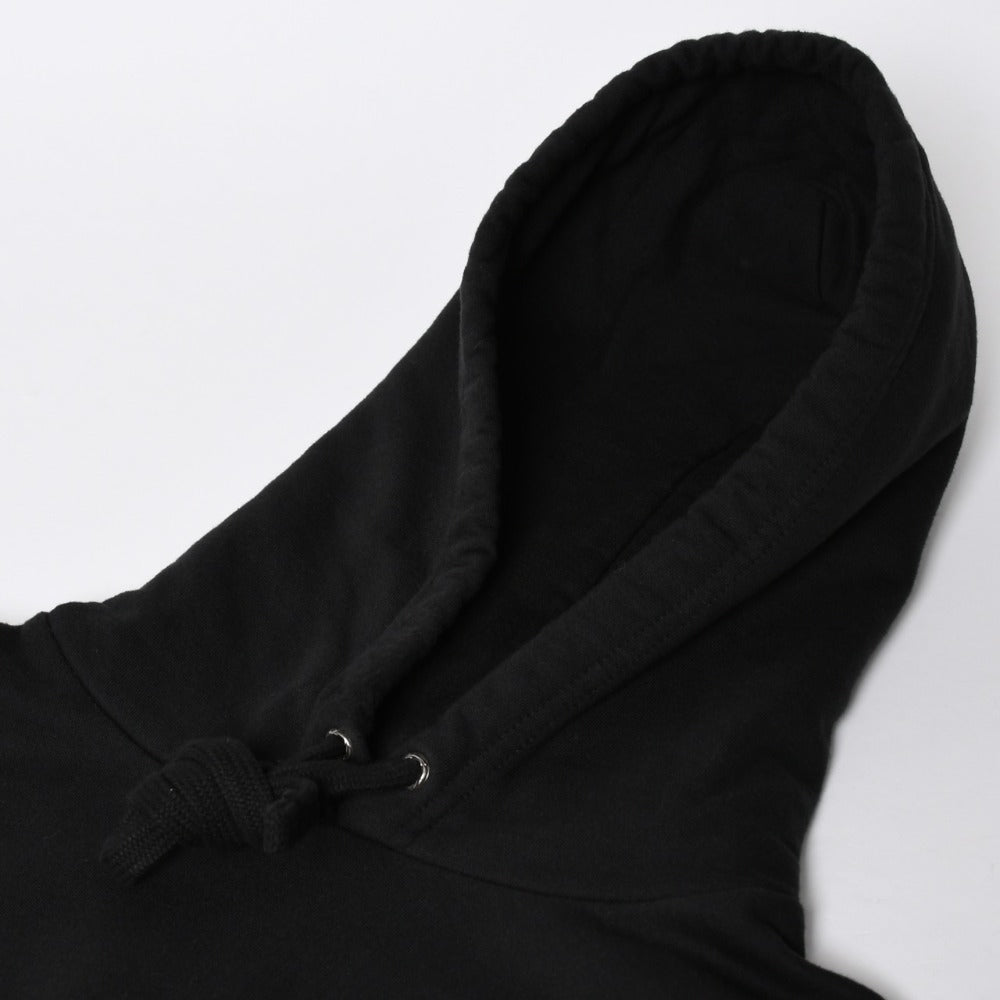 Very Good Condition CHROME HEARTS Pullover Hoodie Size L Floral Cross Circle Logo Black Gradation Used 4a009056