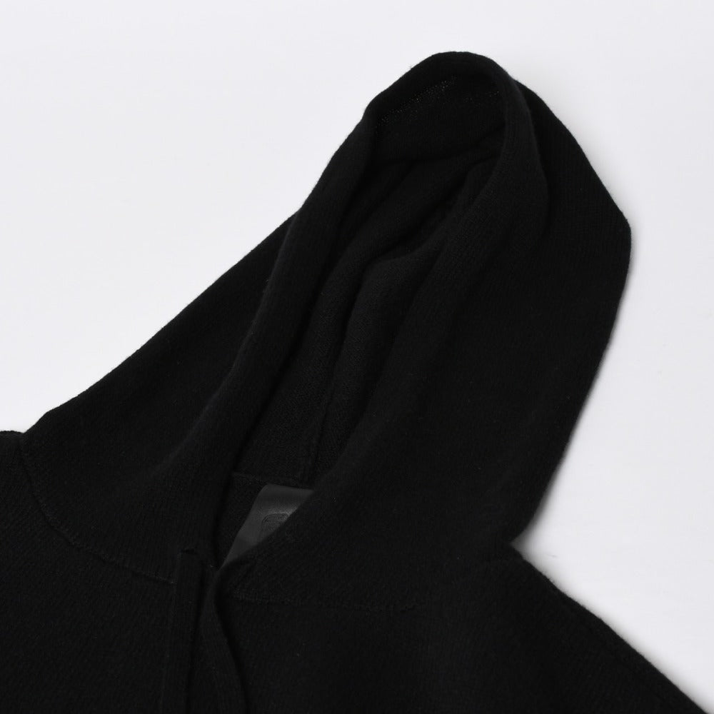 New and unused CHROME HEARTS SWTR U WAITING ROOM Cashmere Pullover Hoodie Size L Cross Patch 3 Patch Used 4a009017