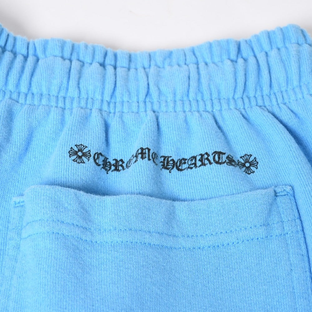 CHROME HEARTS × MATTY BOY BRAIN NEW Sweat Shorts Size L Cross Ball Blue Good Condition Used 4a009055
